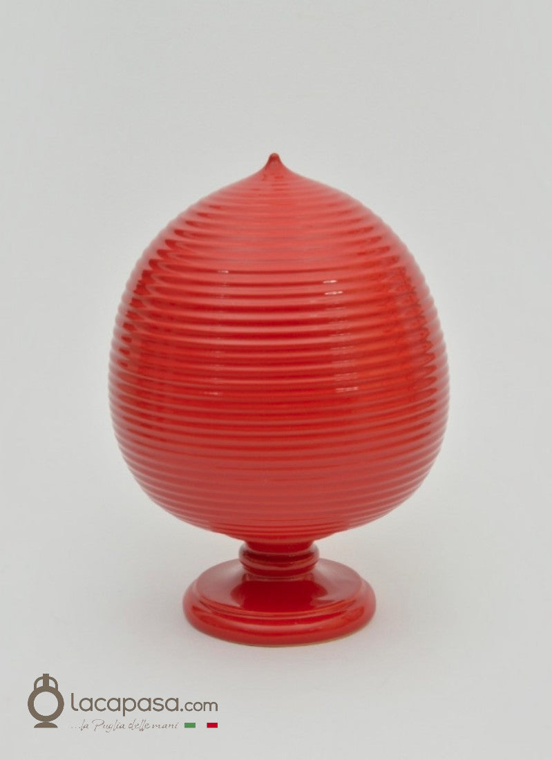 TASSO - Pumo rosso in ceramica