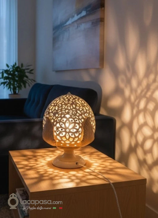 SILENE - Lampada Pumo in ceramica di Grottaglie - Lacapasa.com
