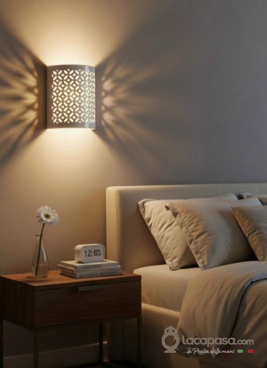 SIRIO - Applique in ceramica da comodino - Lacapasa.com