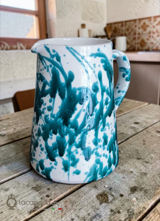 SUSINA - Brocca in ceramica - decoro Macchia