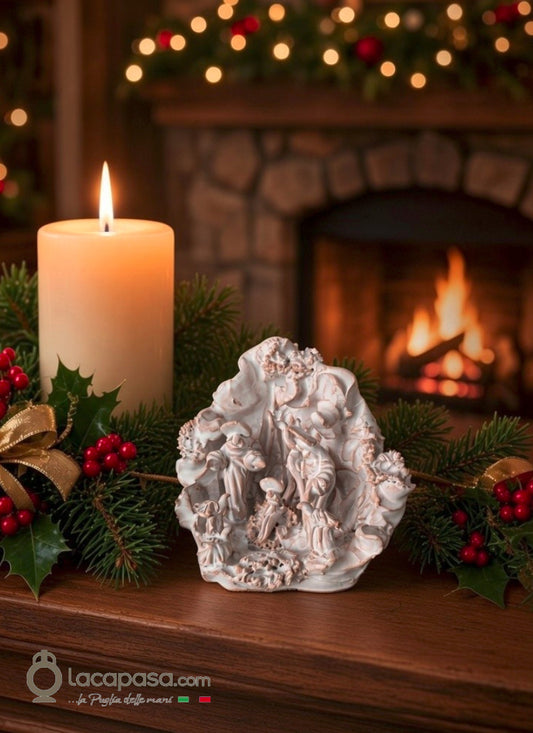 AGNUS - Presepe in ceramica di Grottaglie - Lacapasa.com
