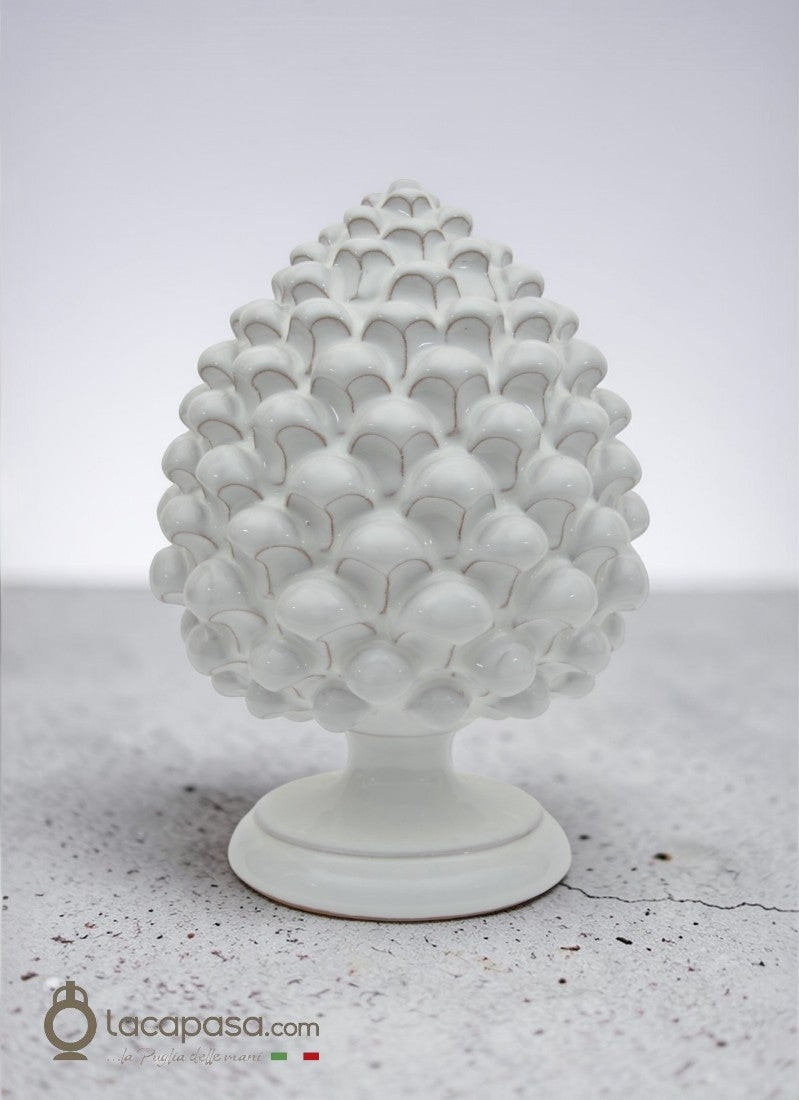 PIGNA bianca in ceramica pugliese - Lacapasa.com