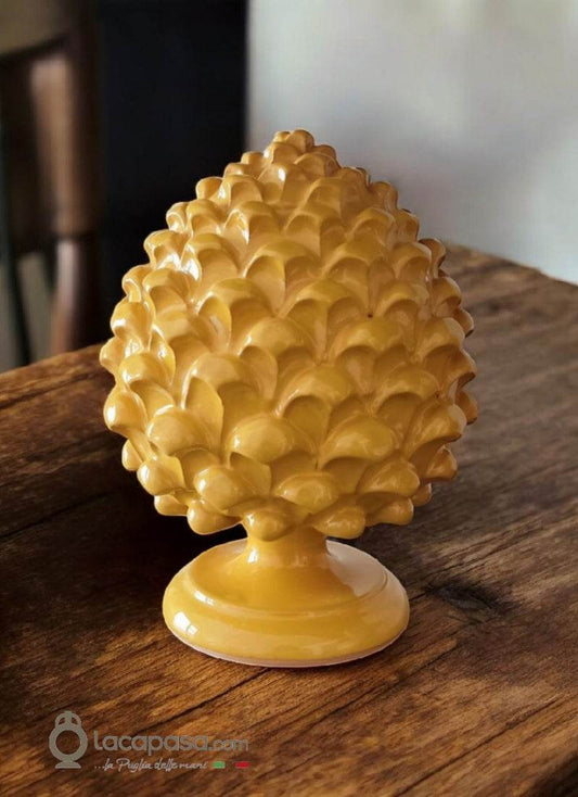 PIGNA in ceramica ocra - Lacapasa.com