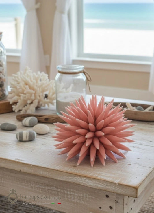 RICCIO DI MARE rosa in ceramica