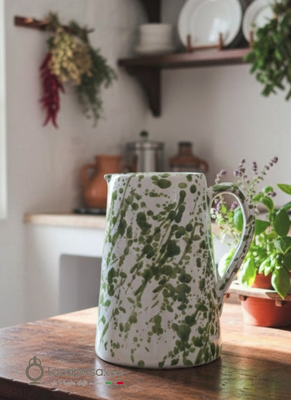 SUSINA - Brocca in ceramica - decoro Macchia