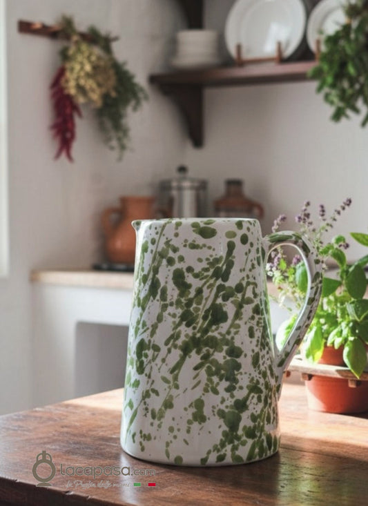SUSINA - Brocca in ceramica - decoro Macchia