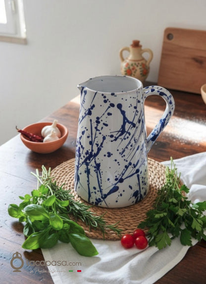 SUSINA - Brocca in ceramica - decoro Macchia