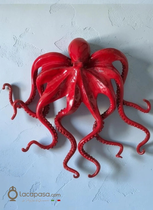 Polpo in ceramica artistica da appendere - Lacapasa.com
