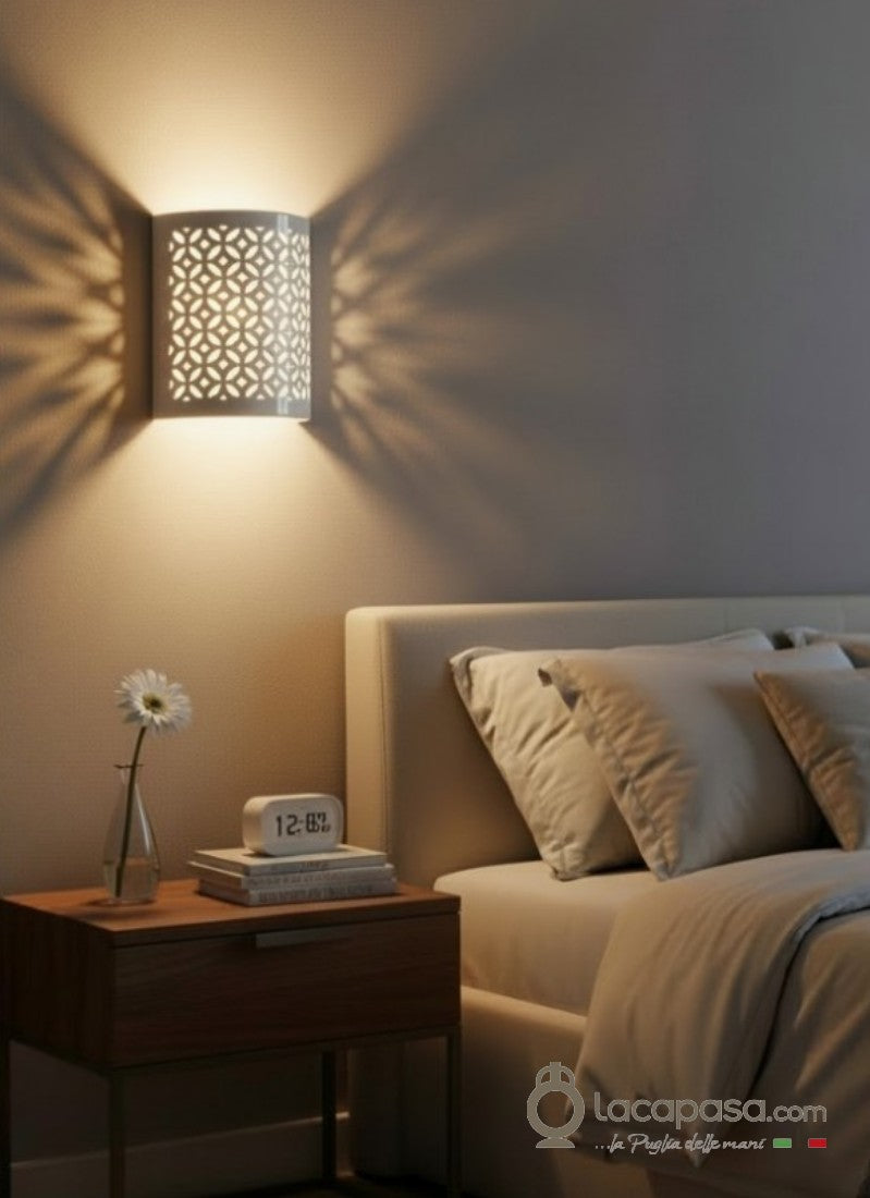 SIRIO - Applique in ceramica da comodino - Lacapasa.com
