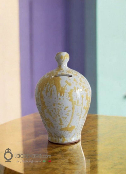 Salvadanaio bomboniera in ceramica pugliese - Lacapasa.com